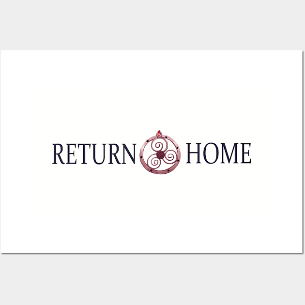 Return Home Logo Text Only Wall Art by Jeff Heimbuch